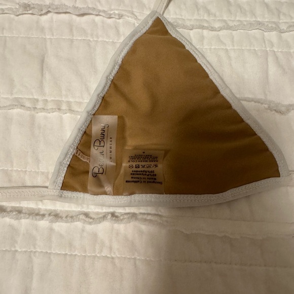 Beach Bunny Hard Summer White and Black Striped Bikini - Picture 6 of 6